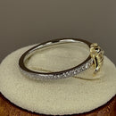 Sterling Silver Bee Two Toned Ring