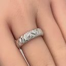 Sterling Silver Abstract Facet Ring