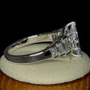 Sterling Silver Vintage Marquise Cut Engagement CZ Ring