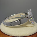 Sterling Silver Marquise Clear CZ Ring