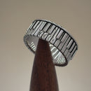 Sterling Silver Piano Keys Ring
