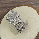 Sterling Silver Musical Notes Ring