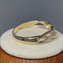 Solid 14K Yellow Gold Braid Ring