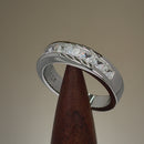 Sterling Silver 8 Square Clear CZ Ring