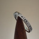 Sterling Silver "I made a wish, you came true" Ring