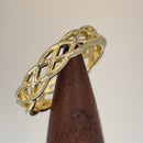 Solid 14K Gold Celtic Band Ring