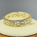 Solid 14K Gold Unique Band Ring