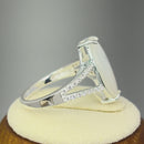 Sterling Silver Marquise Mother of Pearl Ring