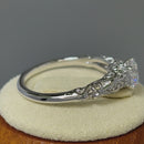 Sterling Silver Timeless Round Cut Clear CZ Engagement Ring