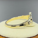 Solid 14K Gold Plain Claddagh Ring