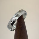 Sterling Silver 4MM Hammered Band Ring