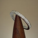 Sterling Silver Stackable Eternity CZ Ring