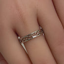 Sterling Silver Unique Band Ring