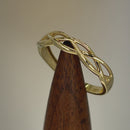 Solid 14K Yellow Gold Braid Ring