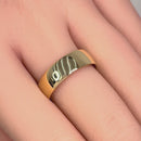 Solid 14K Gold 6mm Comfort Fit Wedding Band