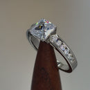 Sterling Silver Princess Cut CZ Ring