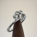 Sterling Silver Dog Paw Ring