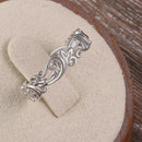 Sterling Silver Vines Band Ring