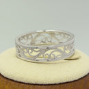Sterling Silver Rope Filigree Band Ring