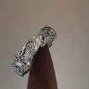 Sterling Silver Vines Band Ring