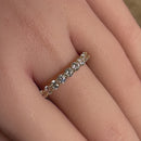 Solid 14K Yellow Gold 3.0mm CZ Band Ring