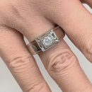 Sterling Silver Men's CZ Ring