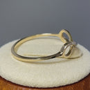 Solid 14K Yellow Gold Infinity Ring