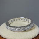 Sterling Silver CZ Eternity Band Ring