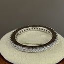 Sterling Silver Stackable Eternity CZ Ring