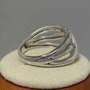 Sterling Silver Subtle Wavelength Ring