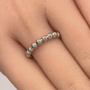 Sterling Silver Thick Stackable Bead Ring