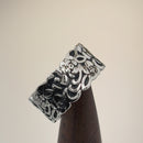 Sterling Silver Floral Band Ring