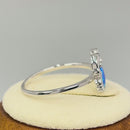 Sterling Silver Crab Blue Lab Opal Ring