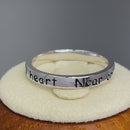 Sterling Silver "Near Or Far, You Are Always In My Heart" Ring