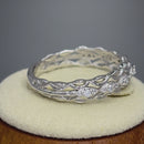 Sterling Silver Elysian Round Cut Clear CZ Ring