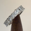 Sterling Silver Square Eternity CZ Ring