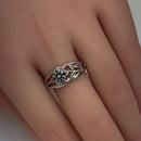 Sterling Silver Flower Ring