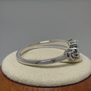 Sterling Silver Pet Love Paw & Hearts Ring