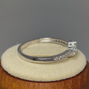 Sterling Silver Emerald Cut Clear CZ Ring