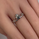 Sterling Silver Plain Claddagh Ring