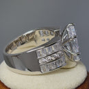 Sterling Silver Marquise Engagement CZ Ring