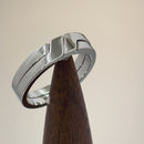 Sterling Silver Puzzle Band Ring