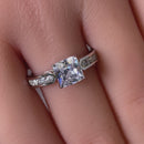 Sterling Silver Princess Cut CZ Ring