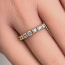 Solid 14K Gold Simple CZ Engagement Ring