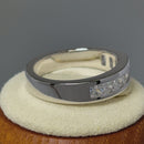 Sterling Silver 8 Square Clear CZ Ring