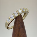 Solid 14K Gold Simple CZ Engagement Ring