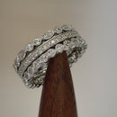Sterling Silver 3 Piece Stackable CZ Ring