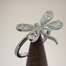 Sterling Silver Dragonfly Ring