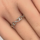 Sterling Silver Infinity Knot Ring