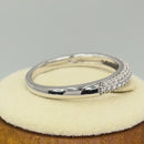 Sterling Silver Clear CZ Band Ring